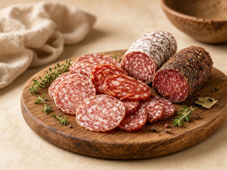 Comece pelo salame