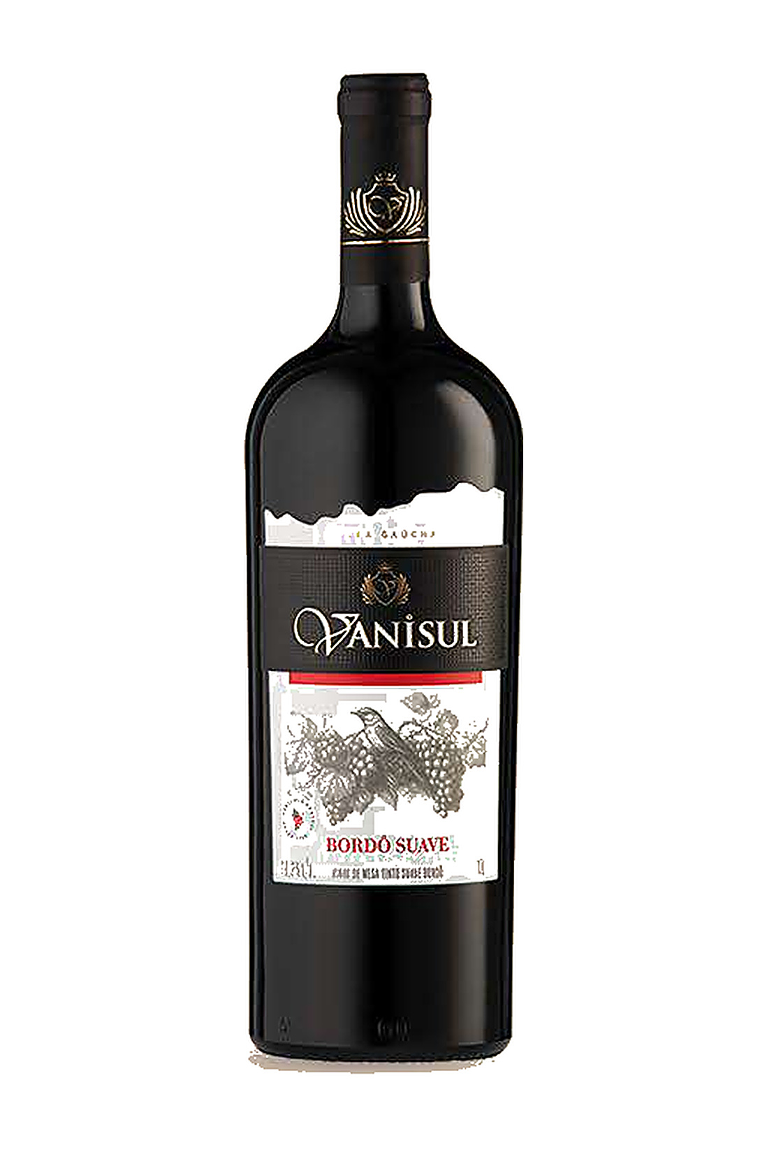 Vinho de Mesa Tinto Suave Bordô
