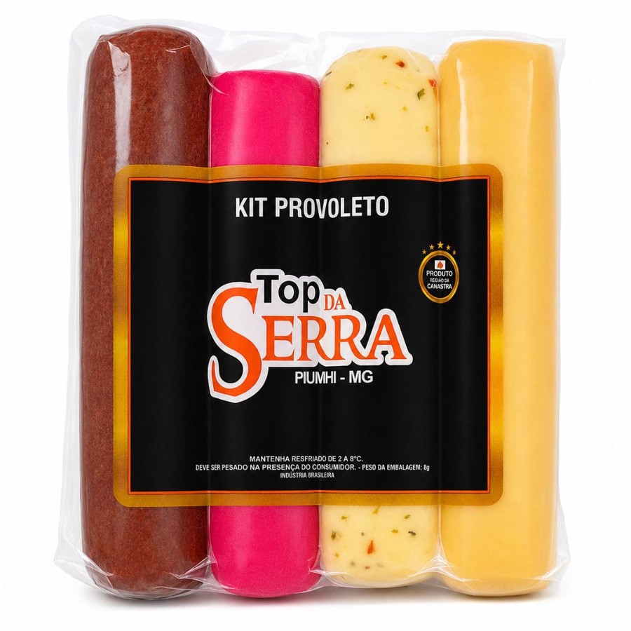 Queijo Kit Provoletto com 3 queijos e 1 lombinho