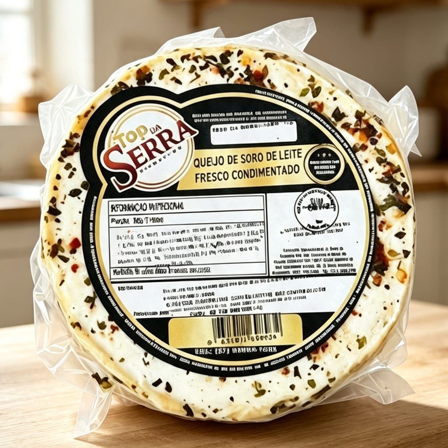 Queijo de Soro de Leite Fresco Condimentado