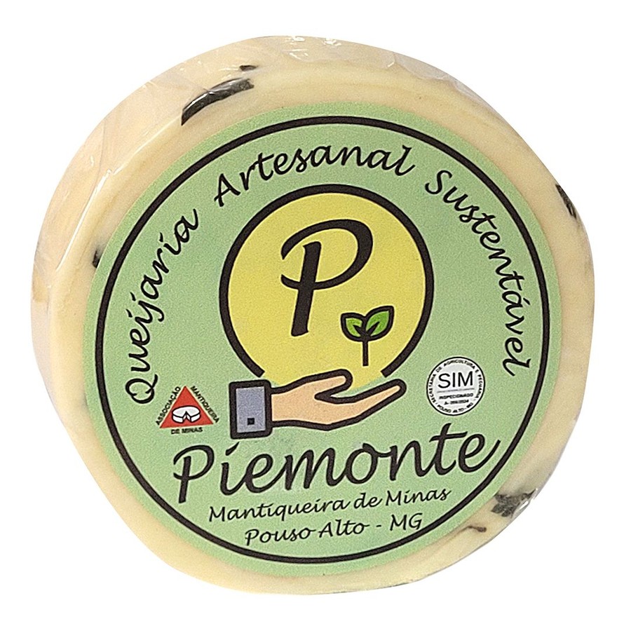 Queijo Parmesão Serra da Mantiqueira com Manjericão