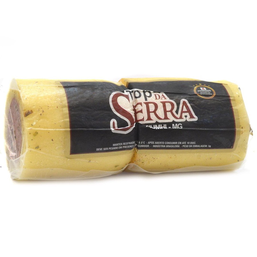 Queijo Provolone Defumado Temperado Com Salame