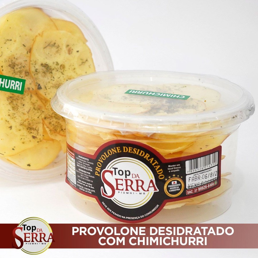 Queijo Provolone Desidratado Com Chimichurri