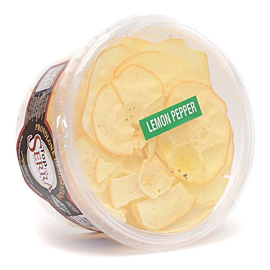 Queijo Provolone Desidratado Temperado com Lemon Pepper