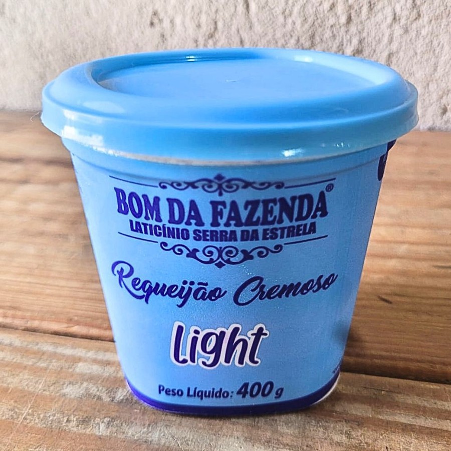 Requeijão Cremoso Light Bom da Fazenda